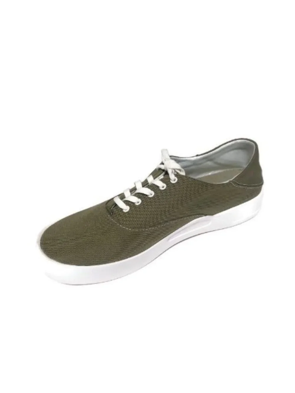 Olukai Tradewind Shoes Mens 12 Casual Lace Up Boat Beach Sneakers Desert Moss